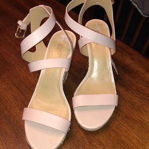 Pink Michael Kors wedges , Size 6 1/2